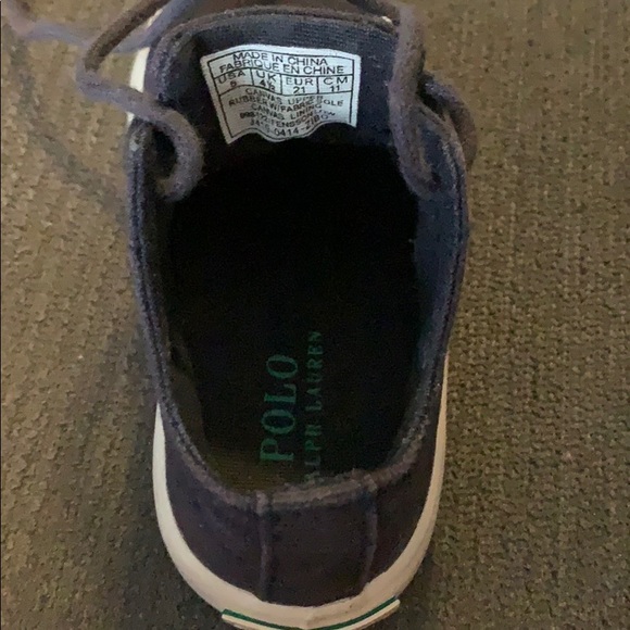 RL- Polo navy blue sneakers for toddlers size 5 - Picture 2 of 4